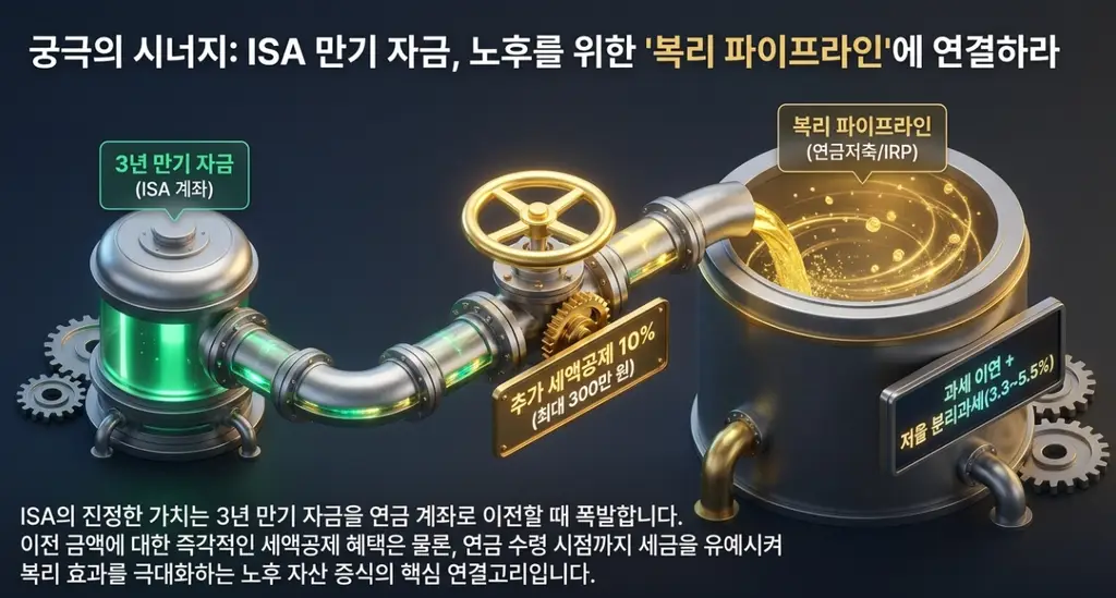 ISA 만기 자금 연금 계좌 이전 시 추가 세액공제 300만 원