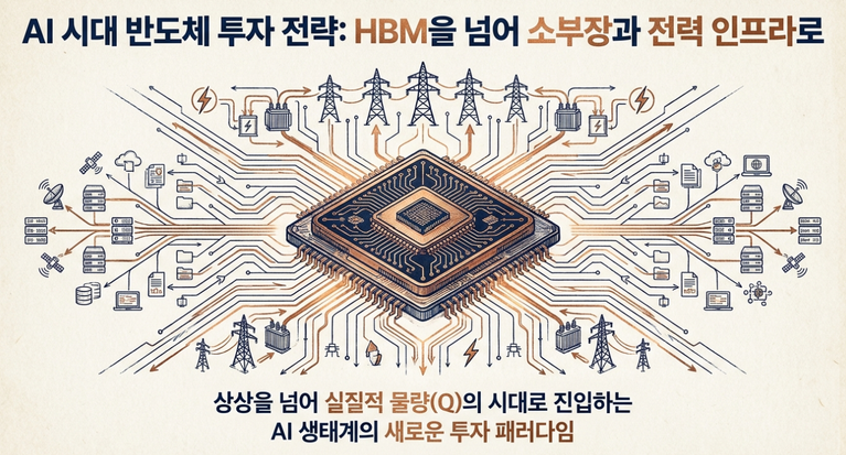 AI 시대 반도체 투자 전략: HBM 넘어 소부장, 전력 인프라로 확장