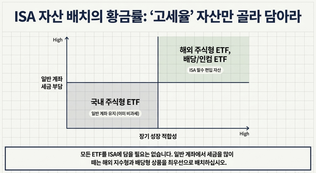 ISA 계좌에 우선 담을 만한 ETF 유형